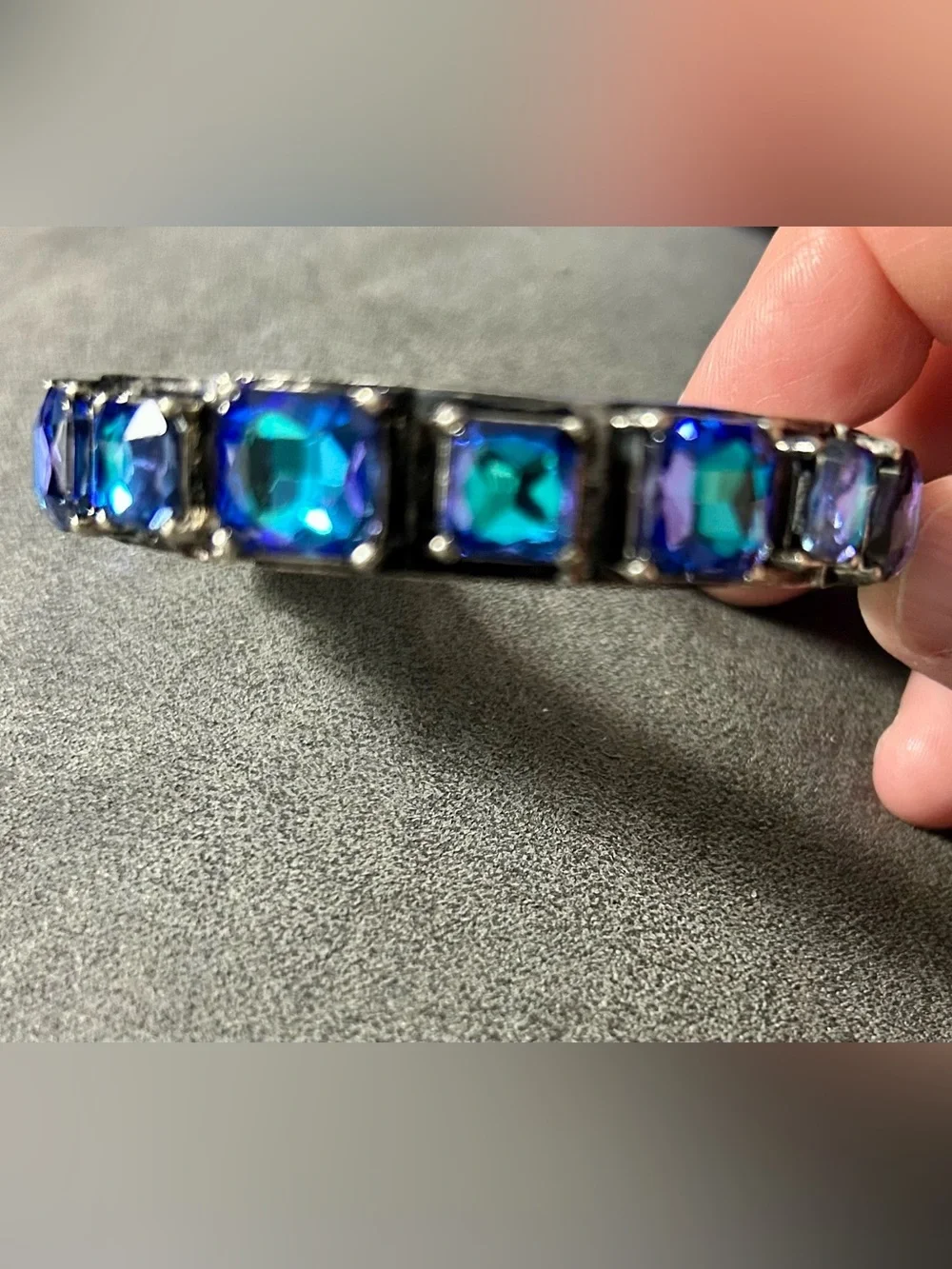 New Bracelet Blue Glass- Women’s Jewelry